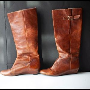 STEVE MADDEN INTYCE COGNAC LEATHER SIZE 8